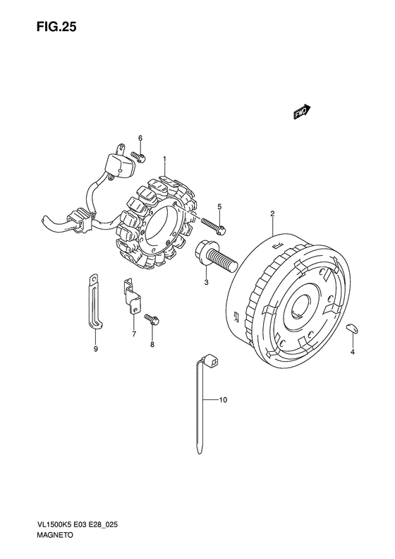 VL1500 Зажигание