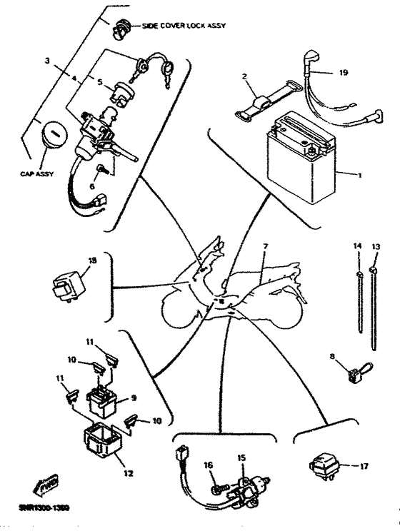 YP125D Электрика 2