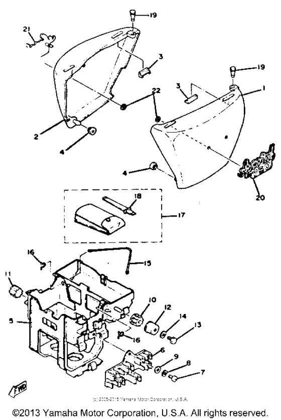 Side cover - battery box
