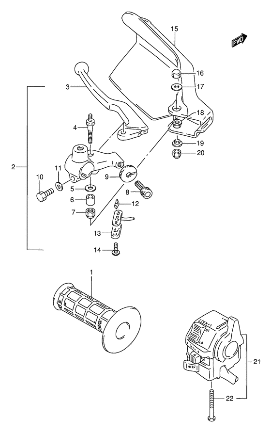 Left handle switch