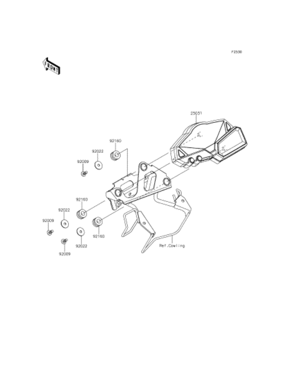 ER250 Спидометр