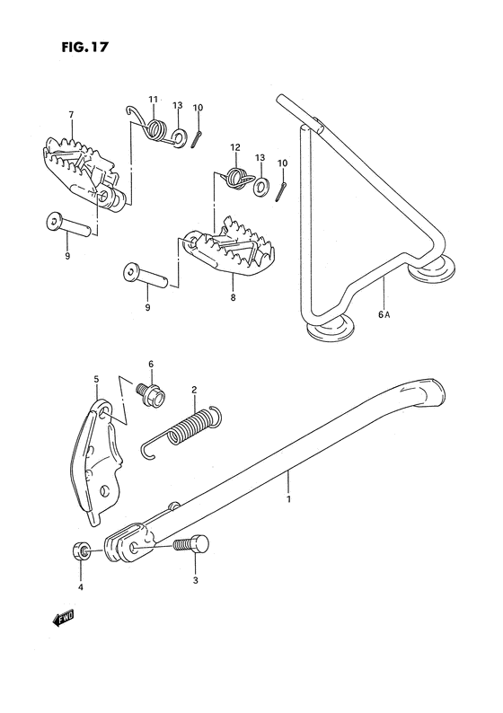 Stand - footrest