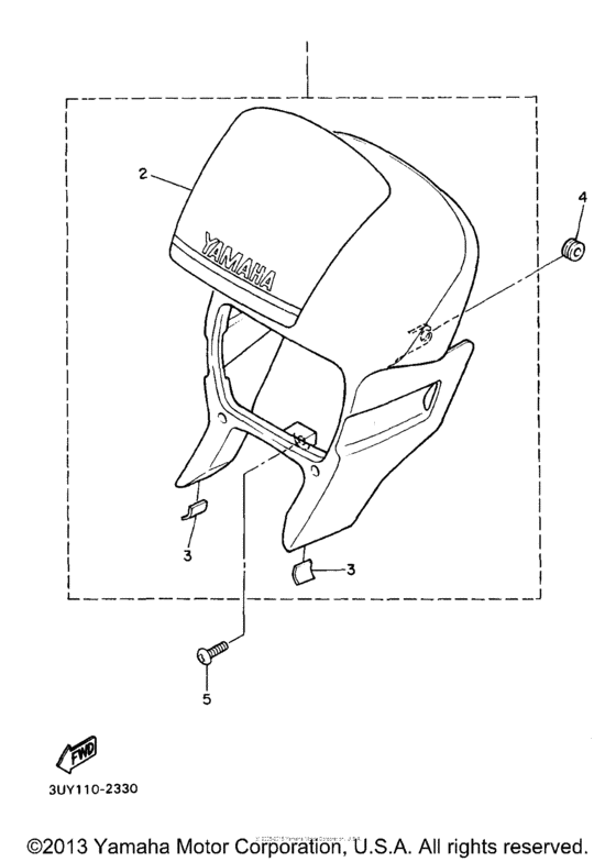 XT600EDC Обтекатели