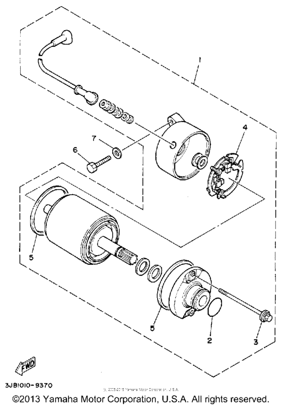XV535A Стартер