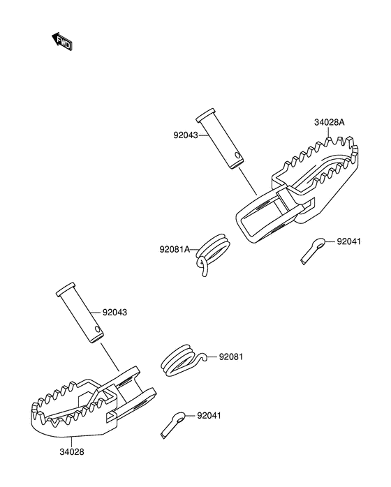 RM60 Подножки
