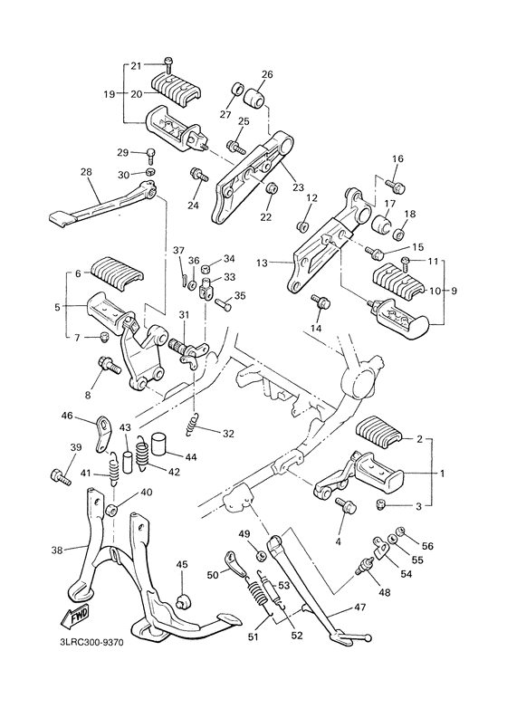 Stand. footrest