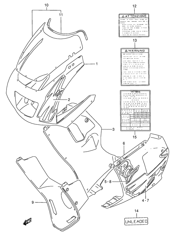 Cowling body
