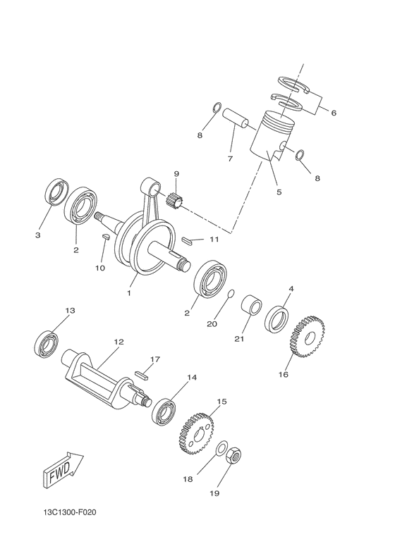 Crankshaft & piston