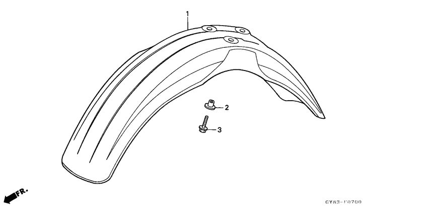 CRM75R Переднее крыло