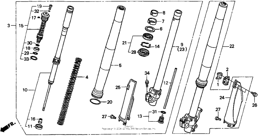 Front fork 97