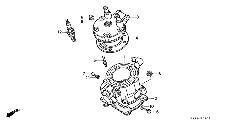 Cylinder/cylinder head