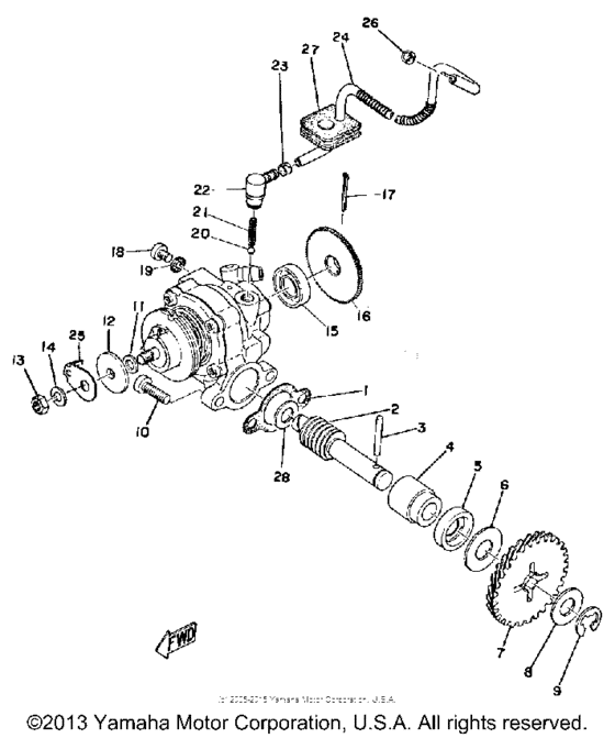 RD60 Масляный насос