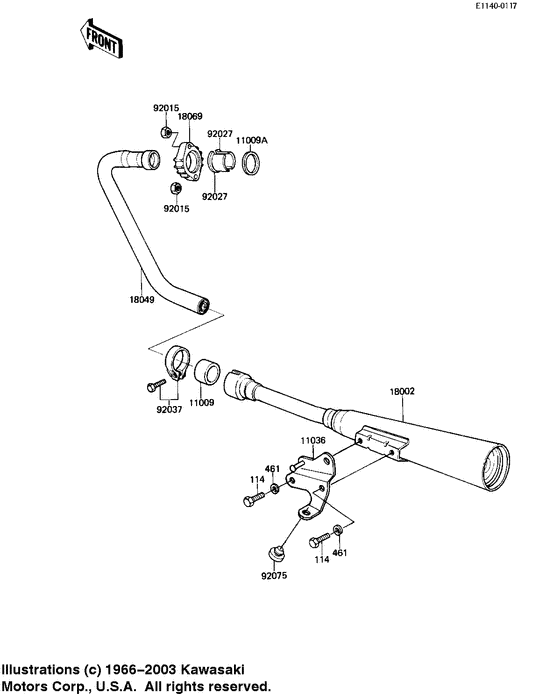 Muffler comp