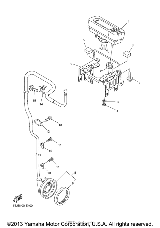 WR450FV Приборы