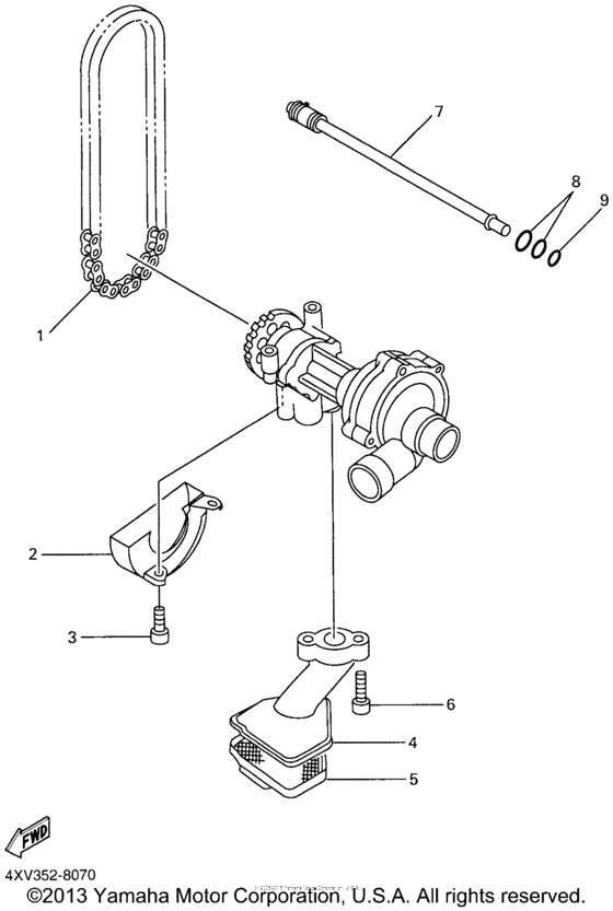 FZS1000N Масляный насос