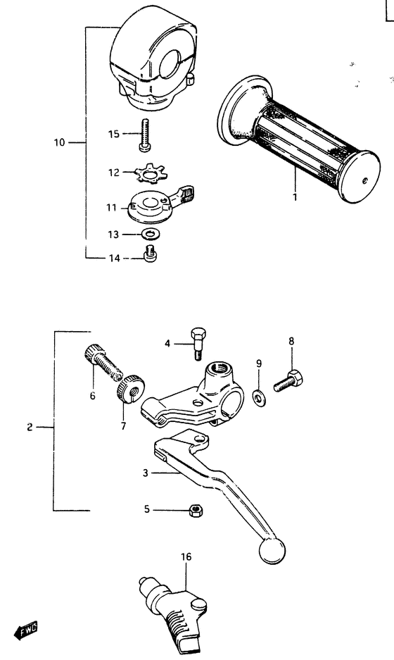 Left handle switch