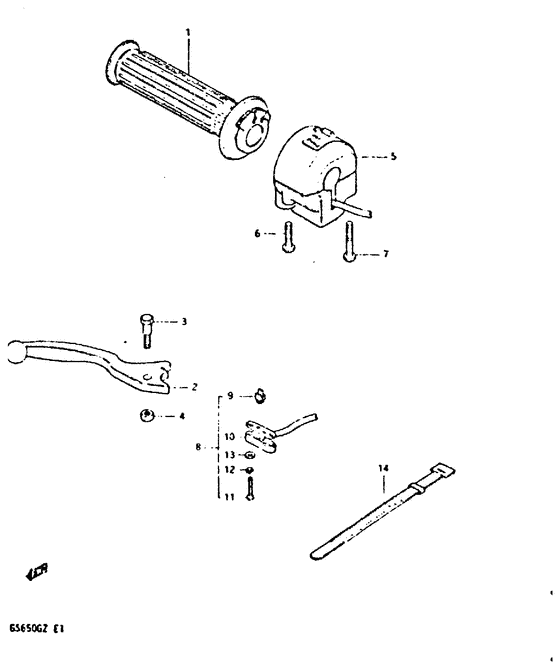 Right handle switch