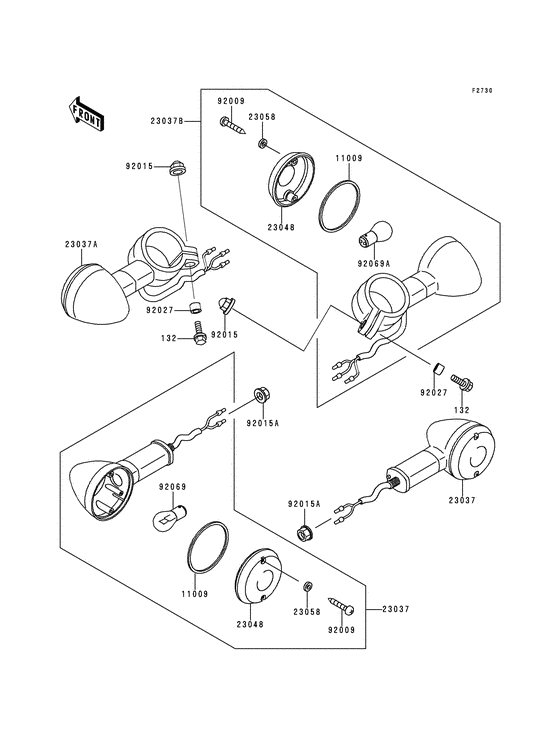 VN800 Поворотники