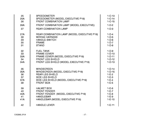 UH200 Catalog preface
