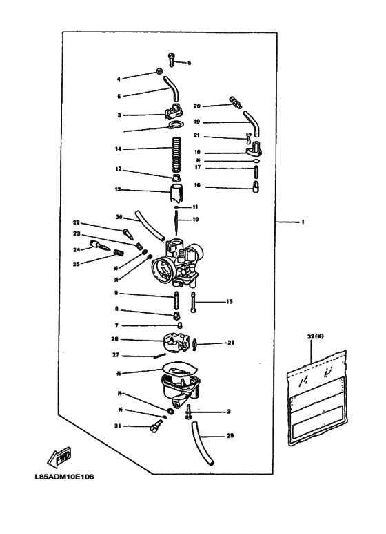 Carburetor assy