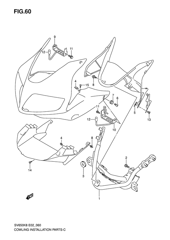 Cowling installation parts