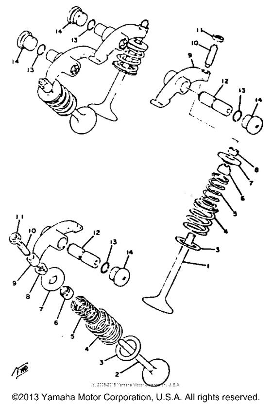 Valve - rocker arm