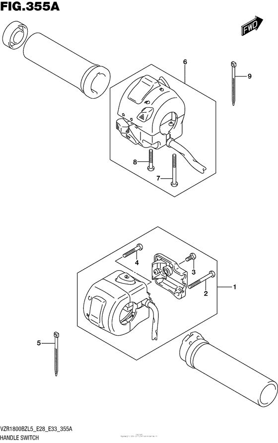 Handle Switch (Vzr1800Bzl5 E28)