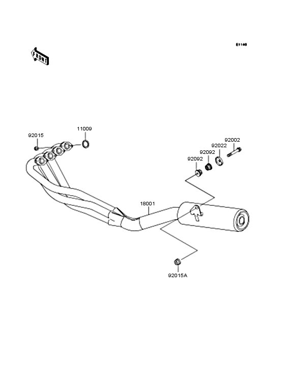 ZR250 Глушитель