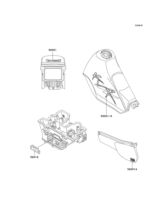 KL250 Decals(kl250-d14)