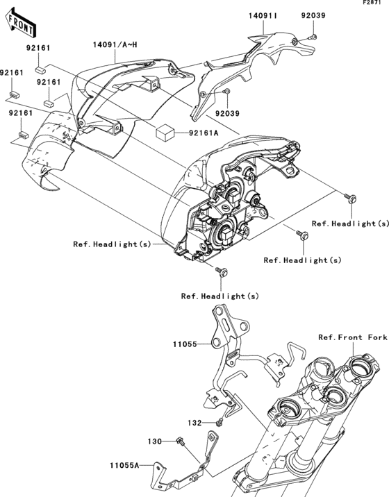 ER650 Обтекатели