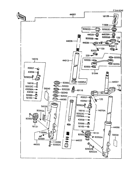 Front fork(1/2)