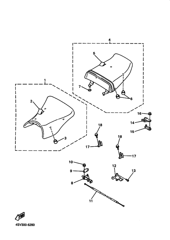 YZF1000R YZF1000RJ YZF1000 Пружина