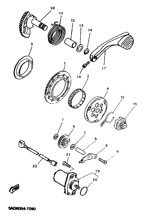 YN50R Стартер
