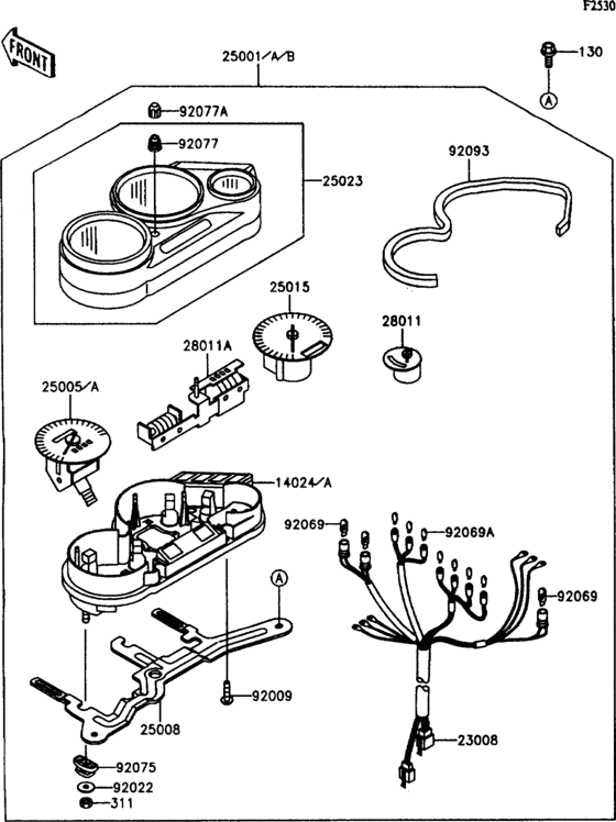 ZX1100 Приборы