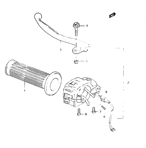 Left handle switch