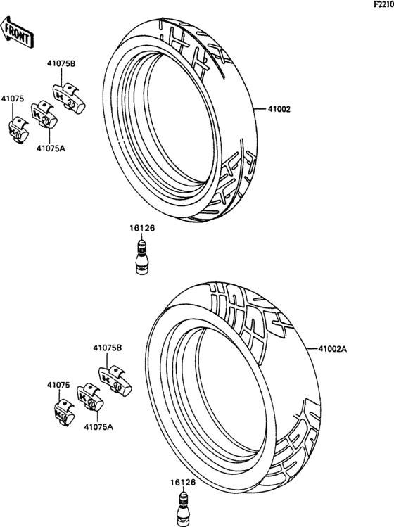 ZX1100 Покрышки