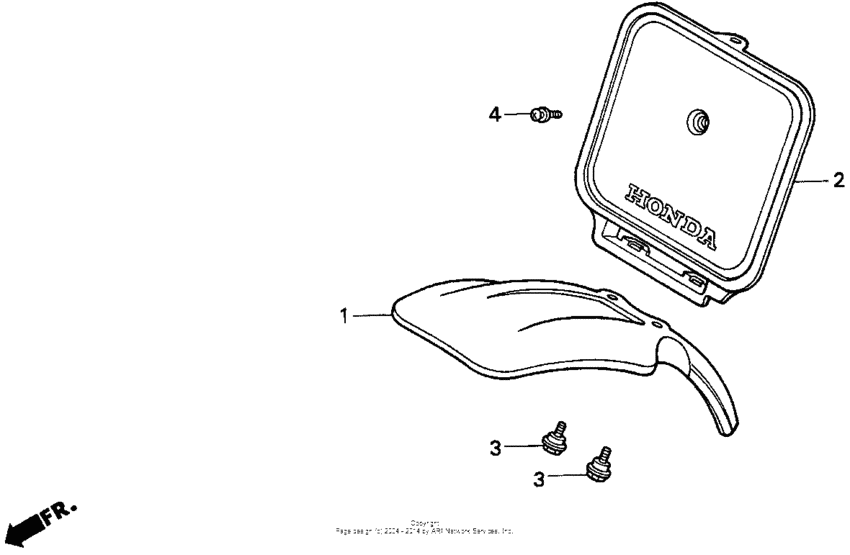 Z50R Переднее крыло