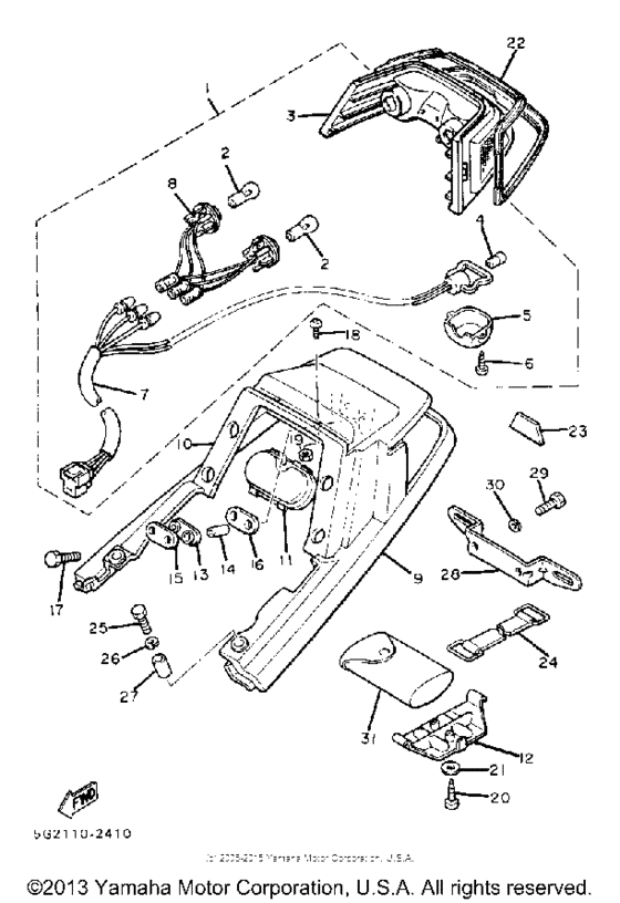 Taillight tail cover tool
