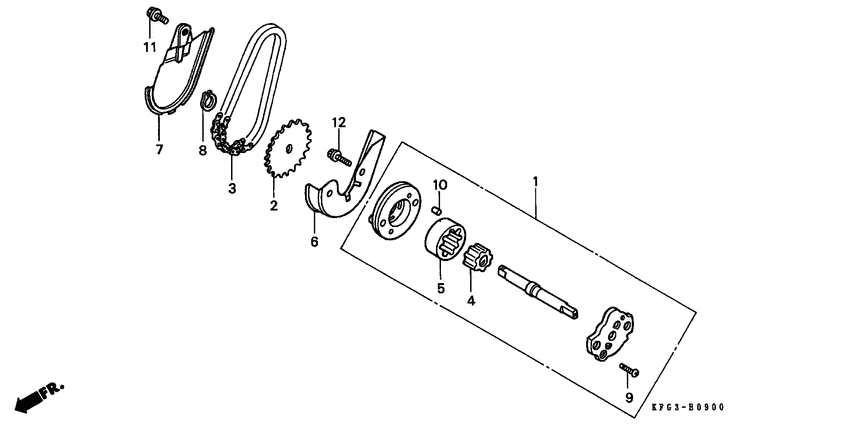 FES250 Маслонасос