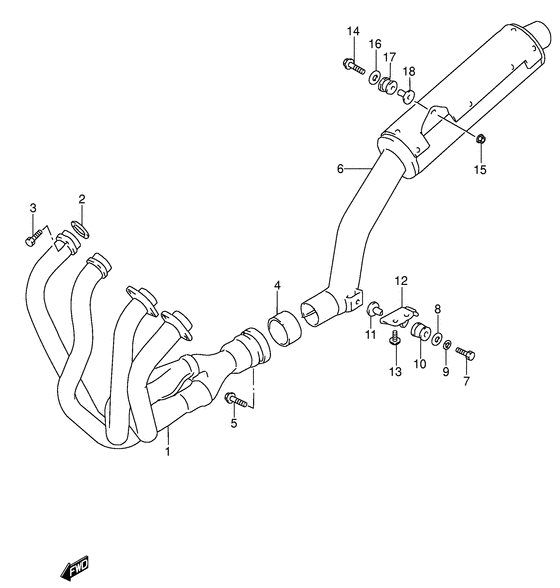 Muffler comp