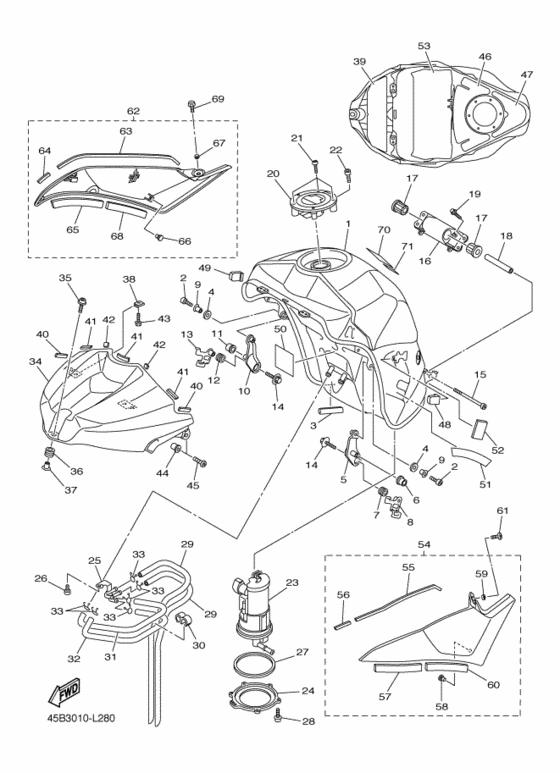 Fuel tank assy