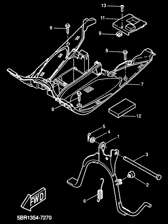 Stand. footrest