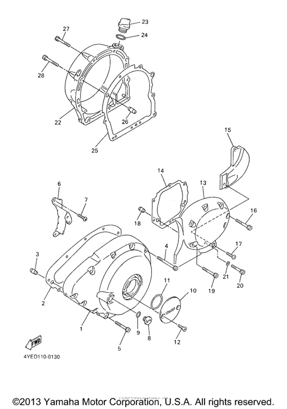XVZ1300LTM Боковые крышки