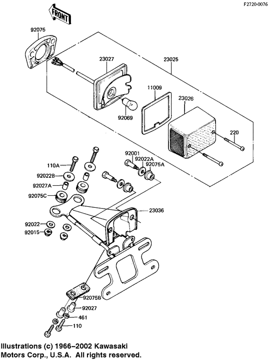 Taillight unit ass`y