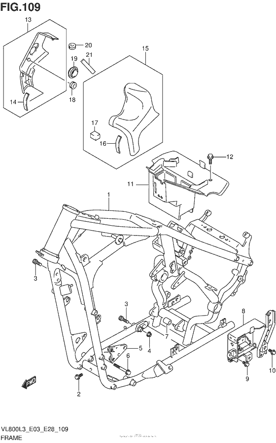 VL800 Frame (Vl800L3 E33)