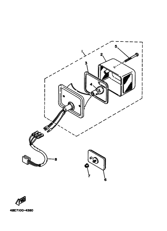 Taillight unit ass`y