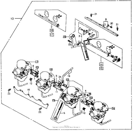 Carburetor assy. (link)