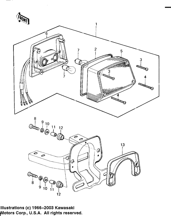 Taillight unit ass`y