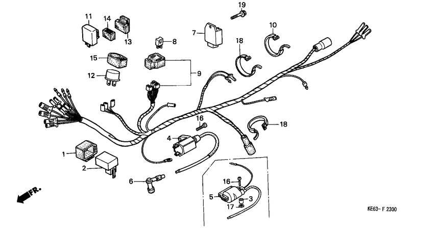 Wire harness/ ignition coil