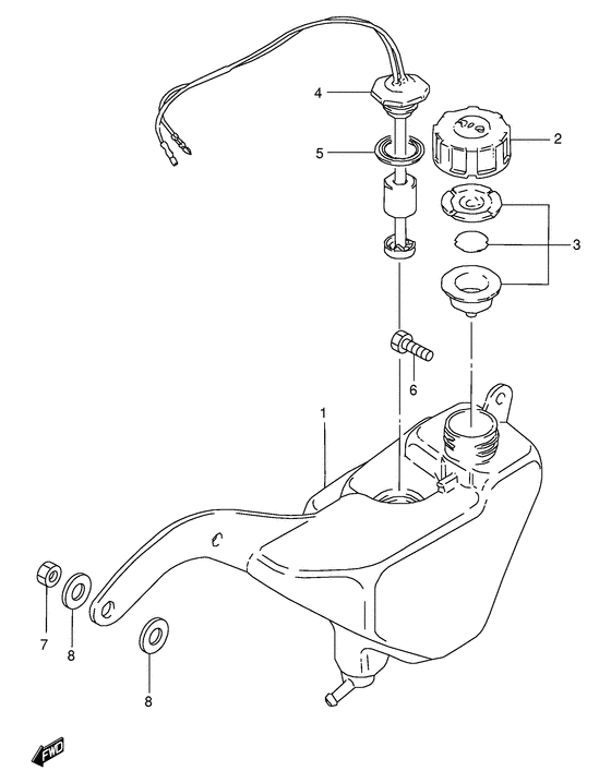 TS50 Бак масляный